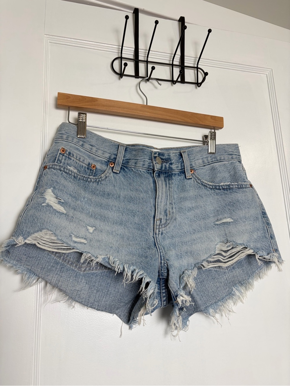 Pistola distressed denim shorts - Picture 12 of 16
